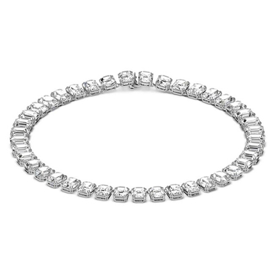 Qafore për femra Swarovski, e argjendtë