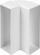Bërryl ventilimi Euro3plast, 220x55 mm, 90°, i bardhë