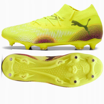 Këpucë futbolli Puma Future 8 Match MxSG, për bar të butë, për burra, të verdha