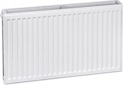 Панелен радијатор Caradon Termoteknik V22 600x900, 1505W, со монтажни конзоли, бел