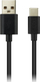 Kabllo USB në Type C Canyon CNE-USBC4, 1.8m, për karikim dhe data, i zi