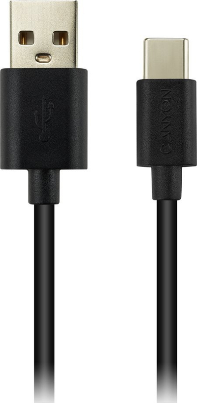 Kabllo USB në Type C Canyon CNE-USBC4, 1.8m, për karikim dhe data, i zi