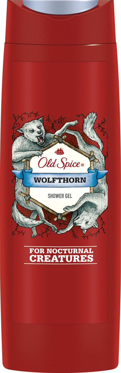 Гел за туширање Old Spice Wolfthorn, 400 ml, за мажи, црвен