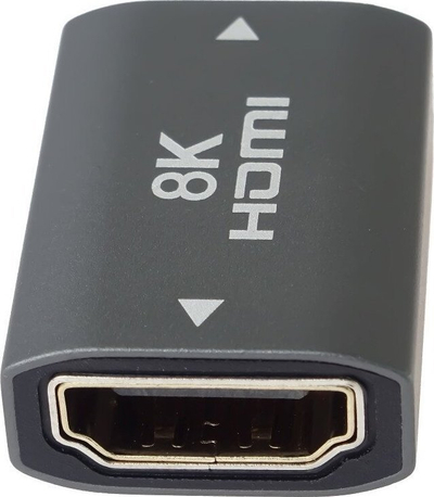 Adapter HDMI PremiumCord 8K, HDMI A femër në HDMI A femër, trup metalik