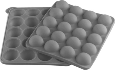 Kallëp silikoni Ruhhy 21808, për cake pops, 20 forma, gri
