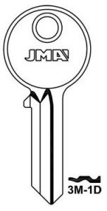 Çelës rezervë JMA BLANK KEY 3M-1D