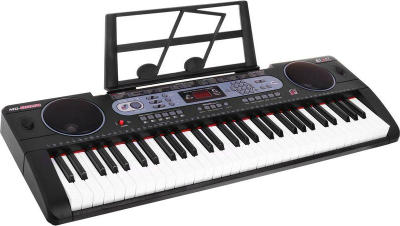 Tastierë elektronike MQ MD-6129, 61 taste, me mikrofon, e zezë