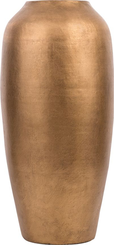 Vazo dekorative LORCA Ceramic Gold, terrakote, sipërfaqe sateni, e artë