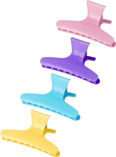 Kapëse flokësh Activeshop E-47, 8.2 cm, set me 12 copë, ngjyra nga më të ndryshmet