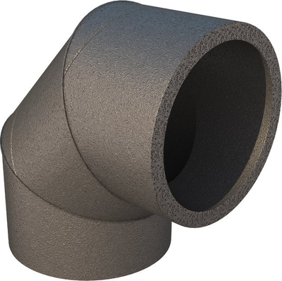 Aksesuar sanitar Ubbink AERFOAM EPE 160, kthesë 90°, gri