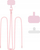 Rrip crossbody për telefon Tech-Protect C5S Rope, i rregullueshëm, Baby Pink