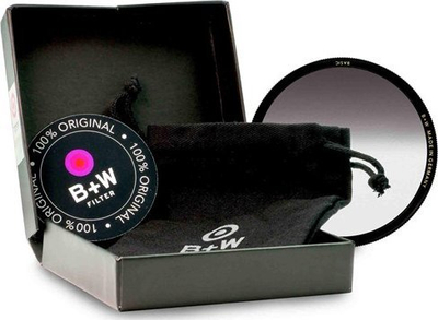 Filtër neutral density i graduar B+W Basic 702M 67mm, 0.6 2-stop, MRC, i zi