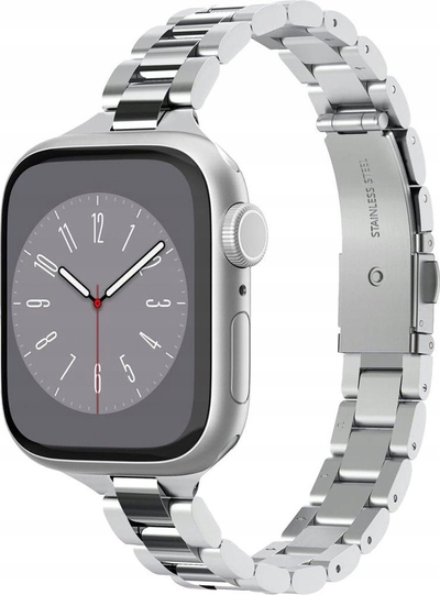 Rrip çeliku Spigen Modern Fit 316L, për Apple Watch 41mm 40mm 38mm, argjendtë