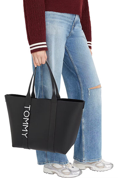 Çantë për femra Tommy Hilfiger, e zezë