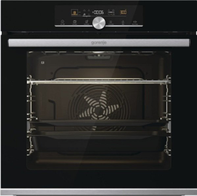 Furrë e integruar Gorenje G600 Multisystem BPSX6747A05BG, 60 x 60 cm, pirolizë, e zezë
