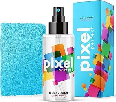 Set pastrimi ekrani ITDusters Pixel Perfect, spraj 120ml, leckë mikrofibre, shumëngjyrësh
