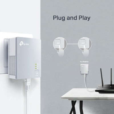 TP-Link TL-PA4010 KIT Powerline Adapter kit  wall-pluggable