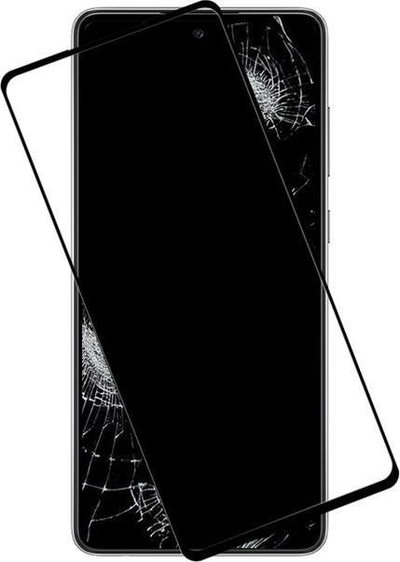 Mbulesë xhami hibrid Crong 7D Nano Flexible Glass për Samsung Galaxy A72, 0.2mm, fortësi 9H, transparente