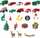 Kalendar Advent Matchbox Cars, 10 makina metalike 1:64, 14 aksesorë, shumëngjyrësh