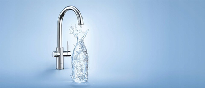Rubinet kuzhine Grohe Blue Home 31539KS0, sistem filtrimi uji, i zi mat