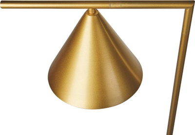 Lampë dyshemeje MOCAL metal, me bazë mermeri, stil modern, ngjyrë ari