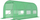 Serë tunel Garden Foil, 4 x 2.5 m, 10 m², jeshile