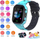 Smartwatch për fëmijë Denmen Kids, GPS, slot SIM, blu