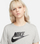 Bluza Nike Sportswear Essentials Logo Tee, për goca, pambuk, gri e errët