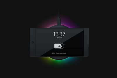 Karikues wireless Razer Charging Pad Chroma, 10W, Qi, i zi