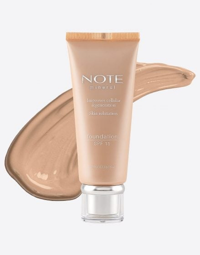 Note Mineral Foundation Natural Glow SPF 15 - Coral Seaweed