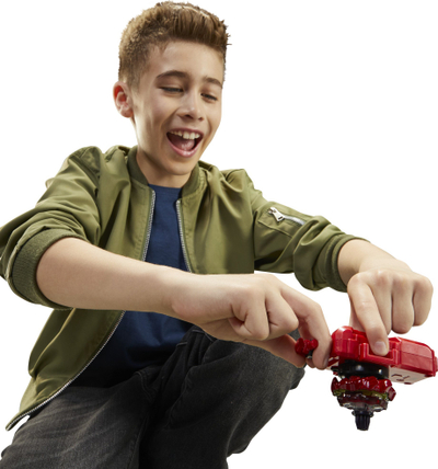 Set lodër Beyblade X Soar Phoenix 9-60GF, lëshues me kordë, deluxe, i kuq
