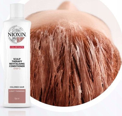 Set trajtimi flokësh Nioxin System 3, 3 pjesë, për flokë të lyer