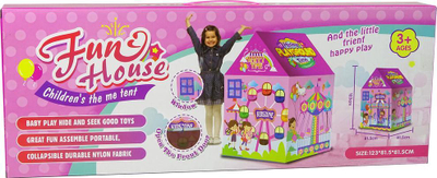 Çadër loje Lean Sport Tent House, 123 x 82 cm, për kalamaj, rozë