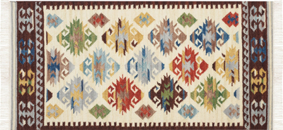Tapet kilim AKNALICH, 80 x 150 cm, lesh me pambuk, shumëngjyrësh