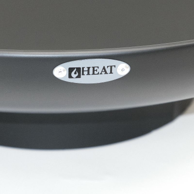 Vater zjarri Heat Garden Classic FB.008, Ø90cm, çelik, e zezë
