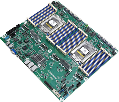 Матична плоча за сервер Gigabyte ROME2D32GM-2T, AMD EPYC 7002 7003, DDR4, зелена