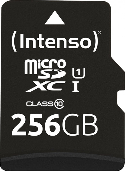Kartë memorie Intenso Performance MicroSDXC, 256GB, Class 10 UHS I U1