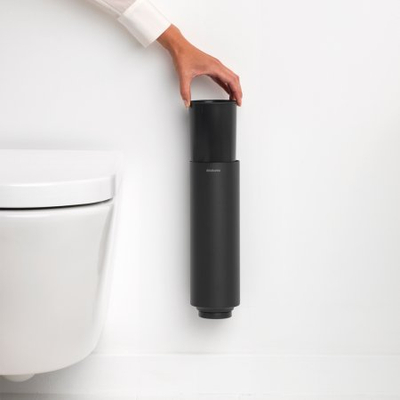 Четка за тоалет со држач Brabantia Mindset, рачка од челик, отпорна на корозија, сива Infinite