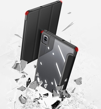 Mbulesë tableti Dux Ducis Toby, për Realme Pad Mini, me mbajtëse stylus, e zezë