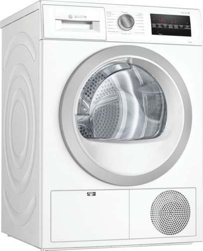 Tharëse rrobash Bosch WTG86401PL, 65dB, 60cm, 8kg, e bardhë
