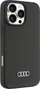 Mbulesë telefoni Audi për iPhone 16 Pro Max 6.9", silikon, e zezë