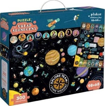 Puzzle Czuczu Xplore Team Sistemi Diellor, shumëngjyrësh