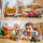 Set LEGO City Stunt Challenge Truck and Fire Rings 60357, 479 pjesë, për fëmijë 6+ vjeç, shumëngjyrësh