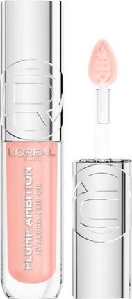 Vaj buzësh L'Oréal Paris Plump Ambition Hyaluron Lip Oil 201 Milky Nu, 5 ml, nude
