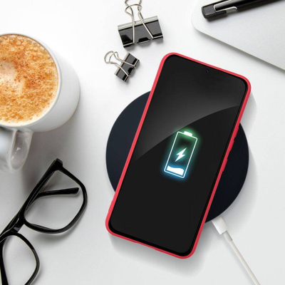 Mbrojtëse telefoni Forcell Soft, për Samsung Galaxy A23 5G, silikon, e kuqe