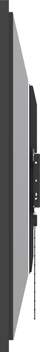 Mbajtëse muri për ekran Vision VFM-W10X6, 55"-90", 130 kg, e zezë