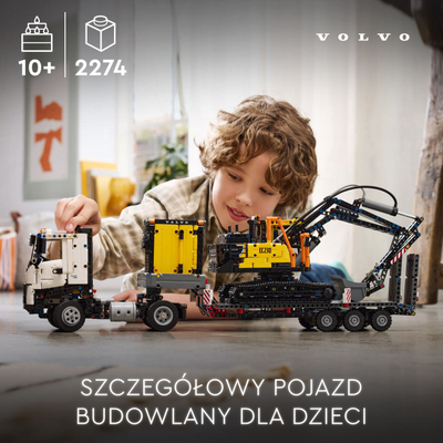 Lodër me tulla LEGO Technic 42175 Volvo FMX Truck EC230, 2274 copa, 10+