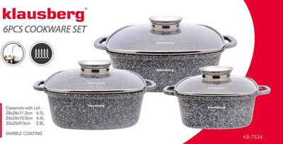Set tenxheresh Klausberg Lumarko, 3 copë