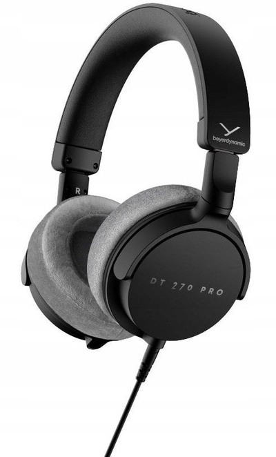 Kufje over ear Beyerdynamic 1002202, me dizajn të mbyllur, palosje, ngjyrë e zezë