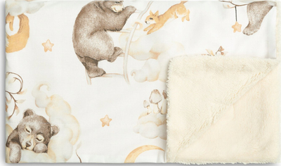Batanije për bebe Sensillo Dream, 100x80 cm, pambuk 100%, bezhë